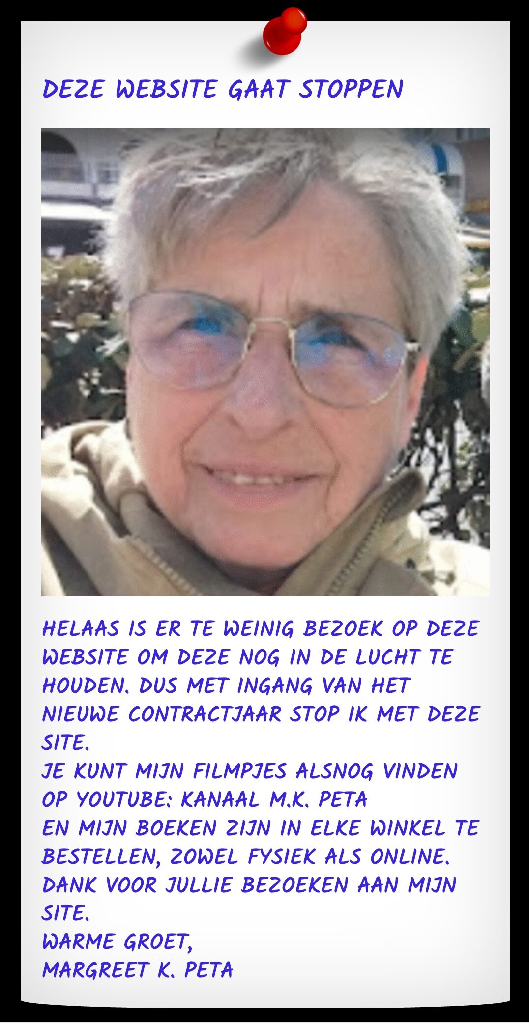 M.K. Peta, schrijft fictie/fantasy